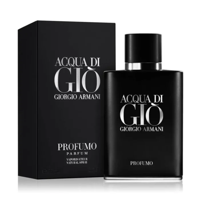 عطر ادکلن جورجیو آرمانی آکوا دی جیو پرفومو (جیو مشکی) | Giorgio Armani Acqua di gio profumo