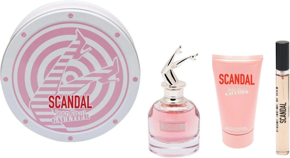 Jean Paul Gaultier Scandal Gift Set 50ml EDP 75ml Body Lotion 10ml EDP