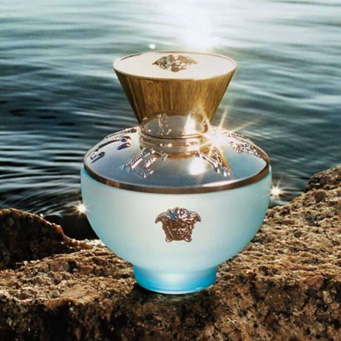 Versace Dylan Turquoise advert