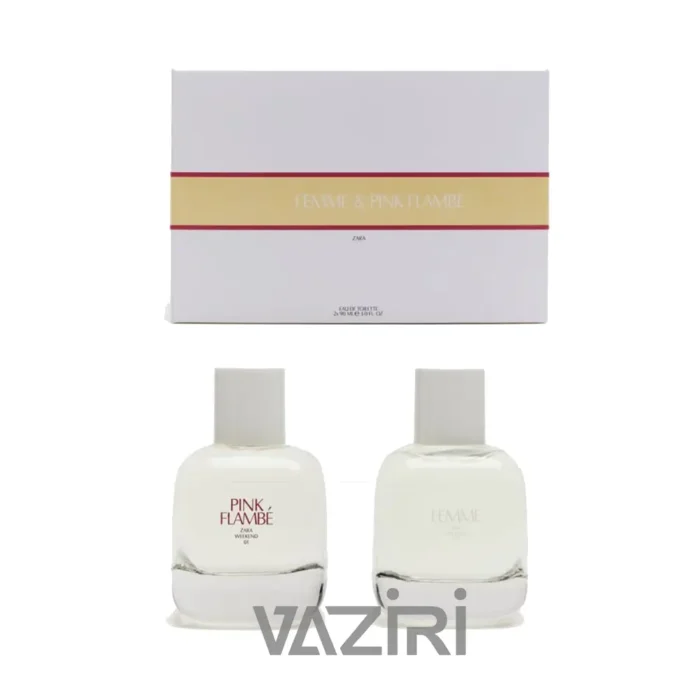 عطر ادکلن زارا دوقلو فم و پینک فلامبی | ZARA FEMME + PINK FLAMBÉ