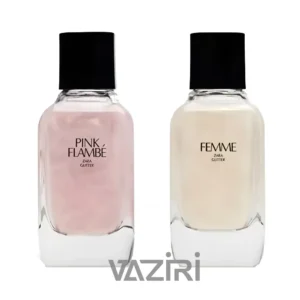 پک 100میل عطر ادکلن زارا فم و پینک فلامبی | zara femme & pink flambé 100ml