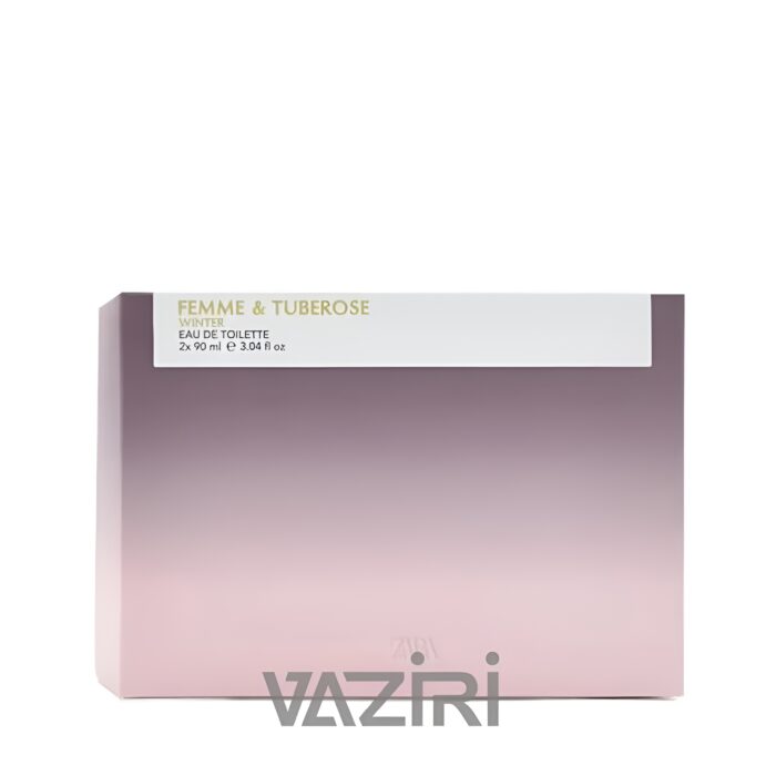 عطر دو قلو زارا وینتر کالکشن فم و تیوب رز | ZARA FEMME WINTER EDT + TUBEROSE WINTER EDT