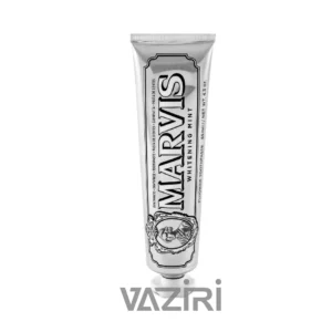خمیر دندان سفید کننده مارویس مدل WHITENING 1 خمیر دندان سفید کننده مارویس مدل WHITENING