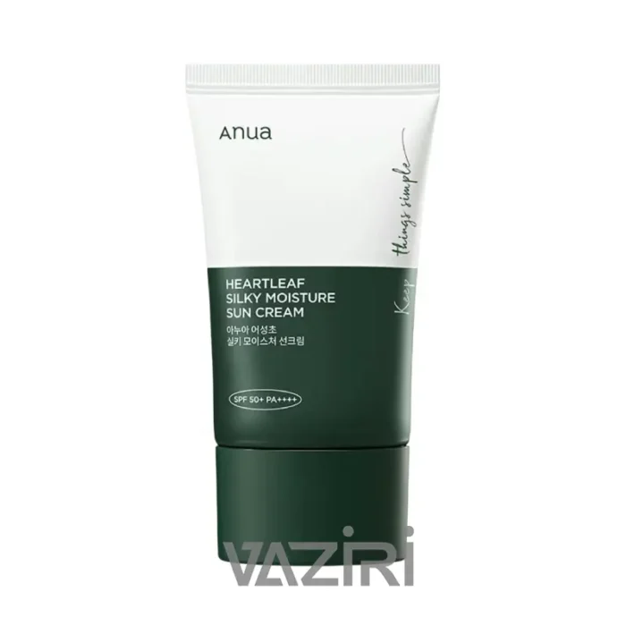 کرم ضدآفتاب تسکین دهنده و مرطوب کننده آنوا | Anua Heartleaf Silky Moisture Sun Cream