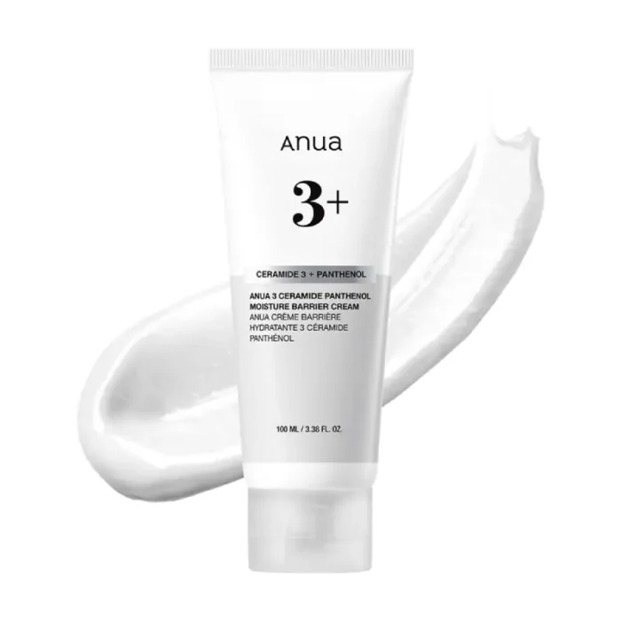 کرم مرطوب کننده سراماید و پنتنول آنوا | Anua 3 Ceramide Panthenol Moisture Barrier Cream 100ml
