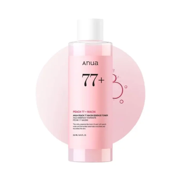 تونر اسنس هلو و نیاسینامید آنوا | Anua Peach 77 Niacin Essence Toner 250ml