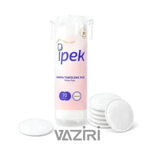پد آرایش پاک کن ایپک ۷۰ عددی | Ipek Cotton Pads